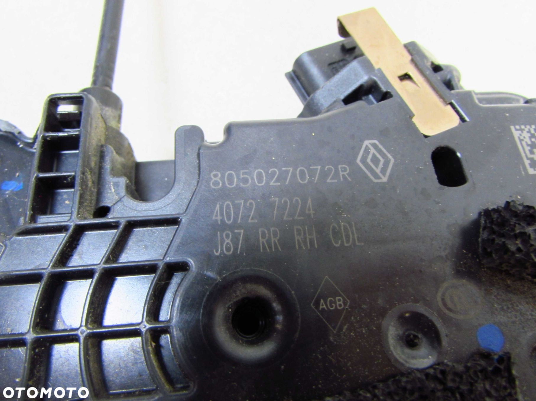 RENAULT CAPTUR I 13- ZAMEK DRZWI TYL PRAWY KASETA KLAMKA 805027072 - 11
