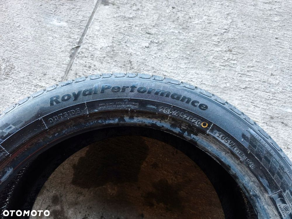 OPONA LATO ROYAL BLACK ROYAL PERFORMANCE 255/45R20 105W 09/22 6MM - 7