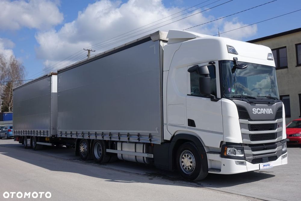 Scania R450 B6x2*4LA/ TANDEM / ZESTAW PRZESTRZENNY 120m3 / PRZEJAZDOWY / FIRANKA / E6 / AUTOMAT / RETARDER / OŚ PODNOSZONA SKRĘTNA - 3