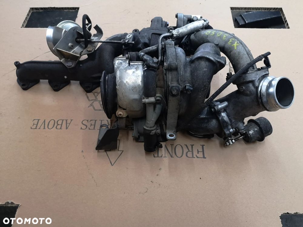 TURBOSPRĘŻARKI BMW E83 E60 E90 X3 3.5d 3.0sd M57 286KM 7796355 Bi TURBO - 9