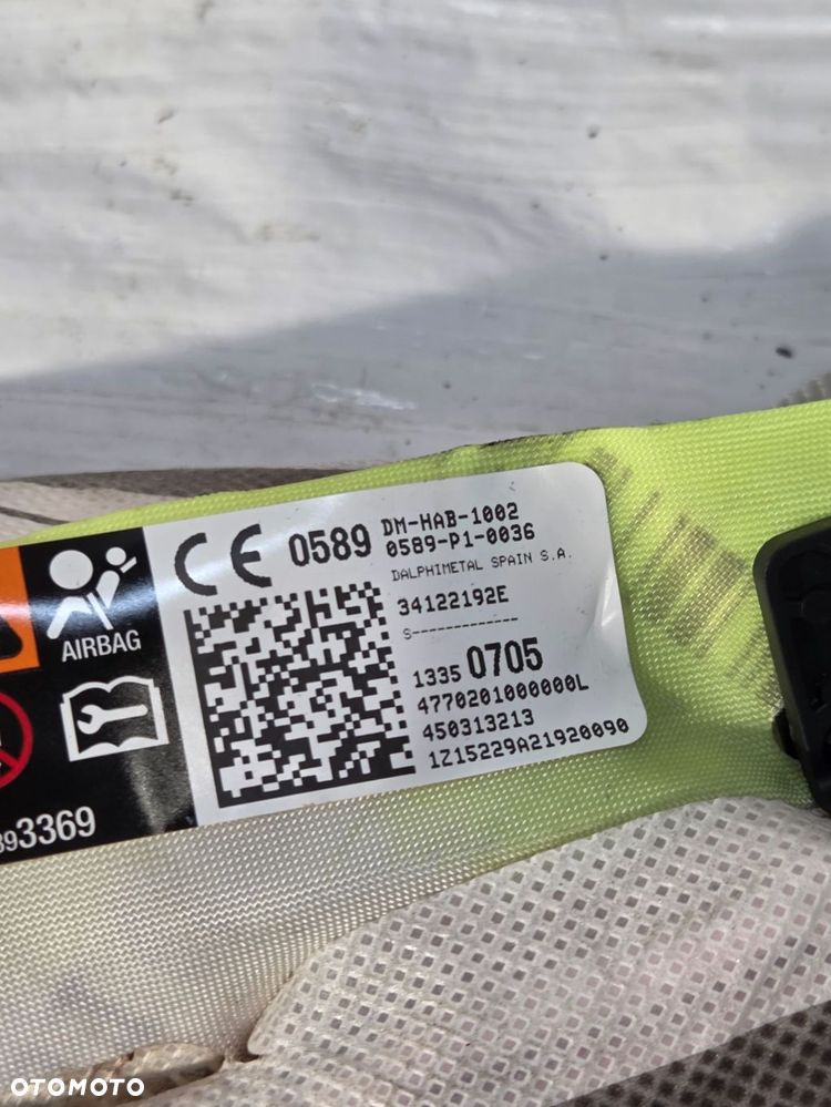 KURTYNA PODUSZKA AIRBAG LEWA OPEL ADAM 13350705 - 5