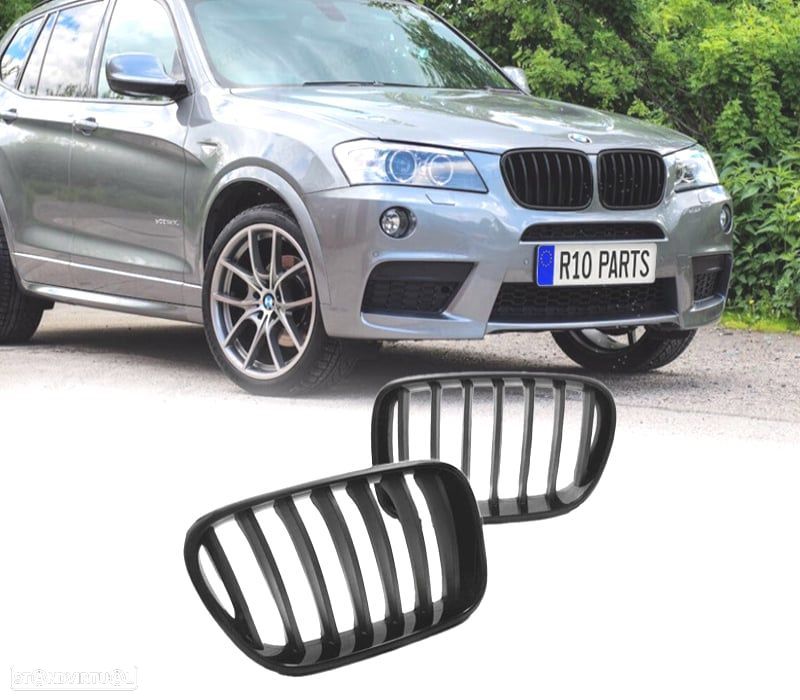 GRELHAS BMW X3 F25 10-14 LOOK M PERFORMANCE PRETO MATE - 1