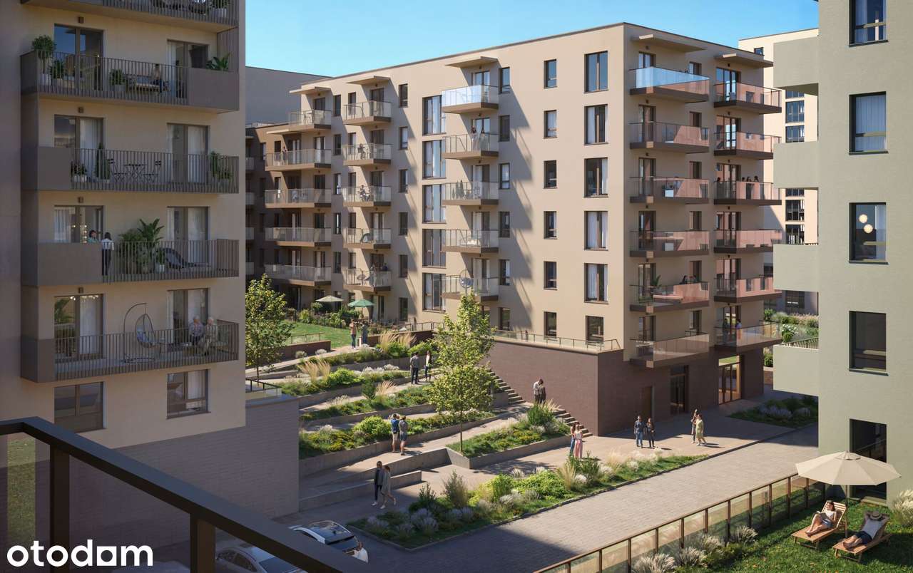 1-pokojowe mieszkanie 34m2 + balkon