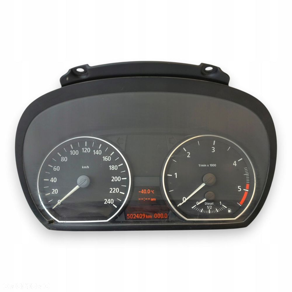 LICZNIK ZEGARY BMW E81 E87 2.0 3.0 D Diesel 502 409km europa - 1