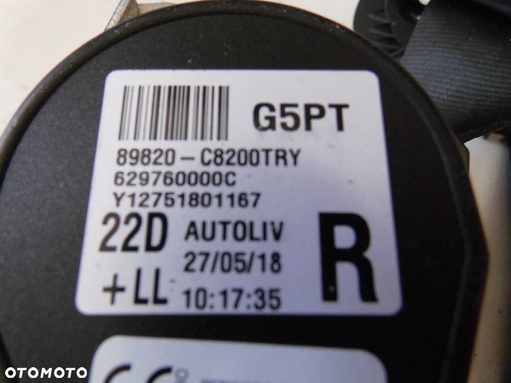 PAS BEZPIECZEŃSTWA HYUNDAI I20 II LIFT PRAWY TYLNY ORYGINAŁ - 4