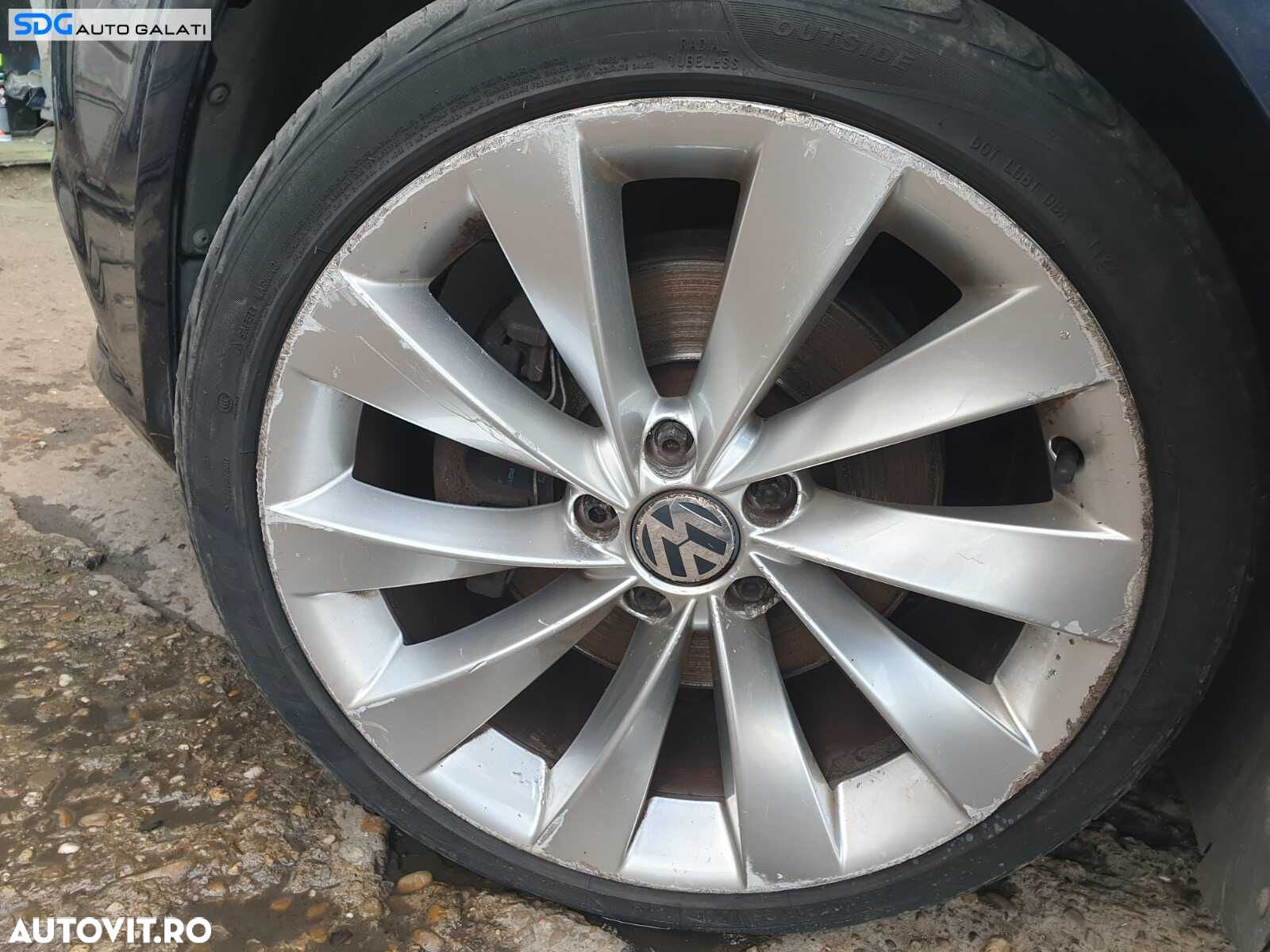 Set 4 Jante Roti Aliaj INTERLAGOS 235 40 18 R18 5x112 Seat Leon 1P 2005 - 2009 Cod 3C8601025D [C3822] - 4