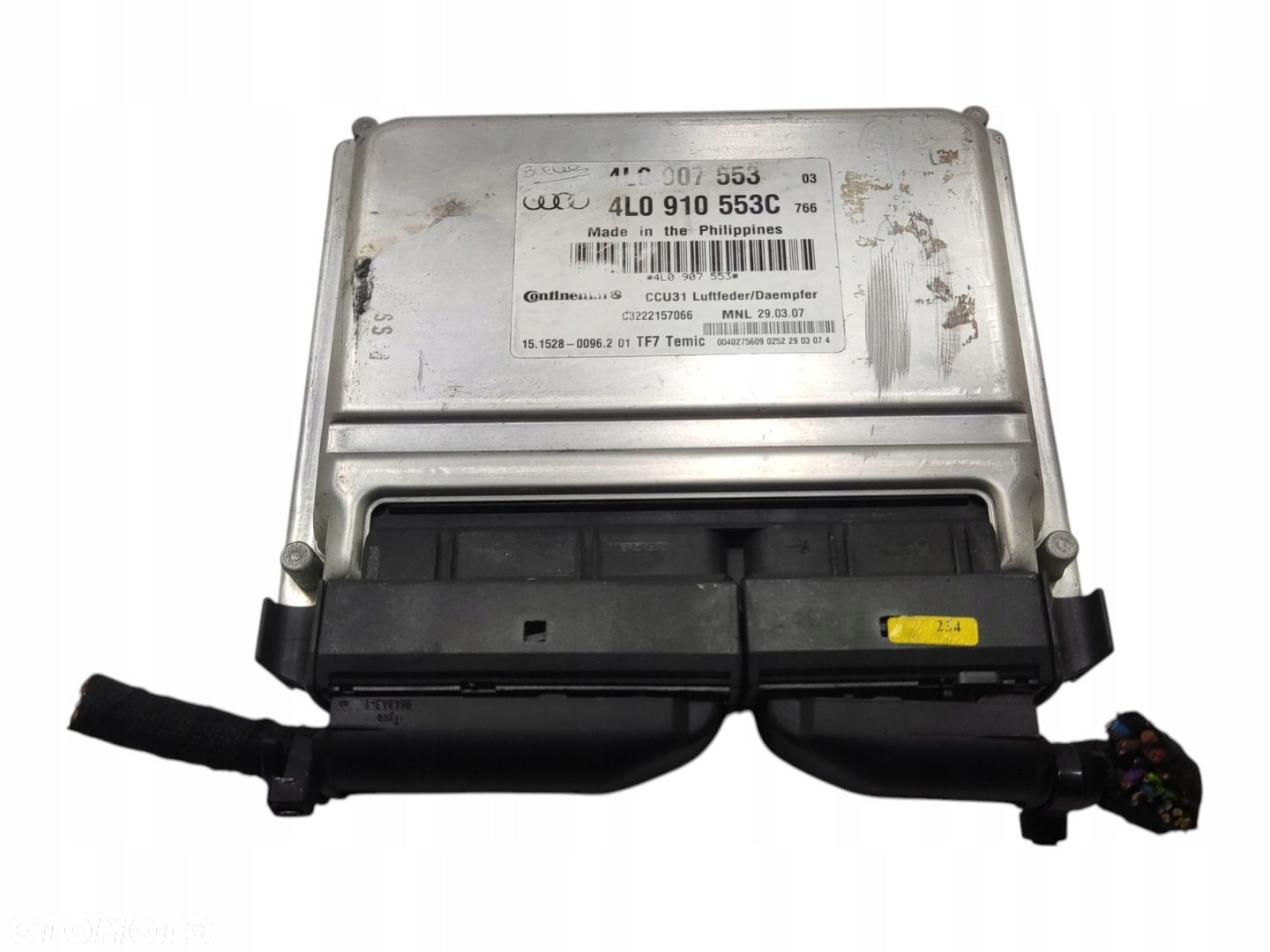 MODUŁ STEROWNIK ZAWIESZENIA AUDI Q7 I 4L 3.0 TDI 2005-2009 4L0910553C - 1