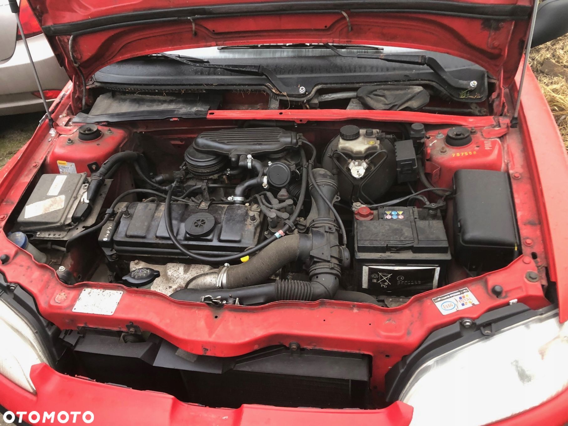 PEUGEOT 106 RESTYL LIFT 96-03 SILNIK GOŁY SŁUPEK 1.1 HDZ EKB - 1