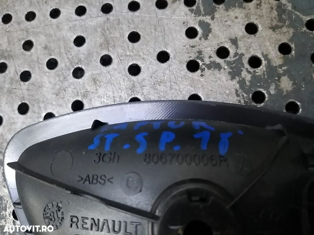 Maner interior usa stanga spate renault captur 1 j5 h5 806700006r - 2