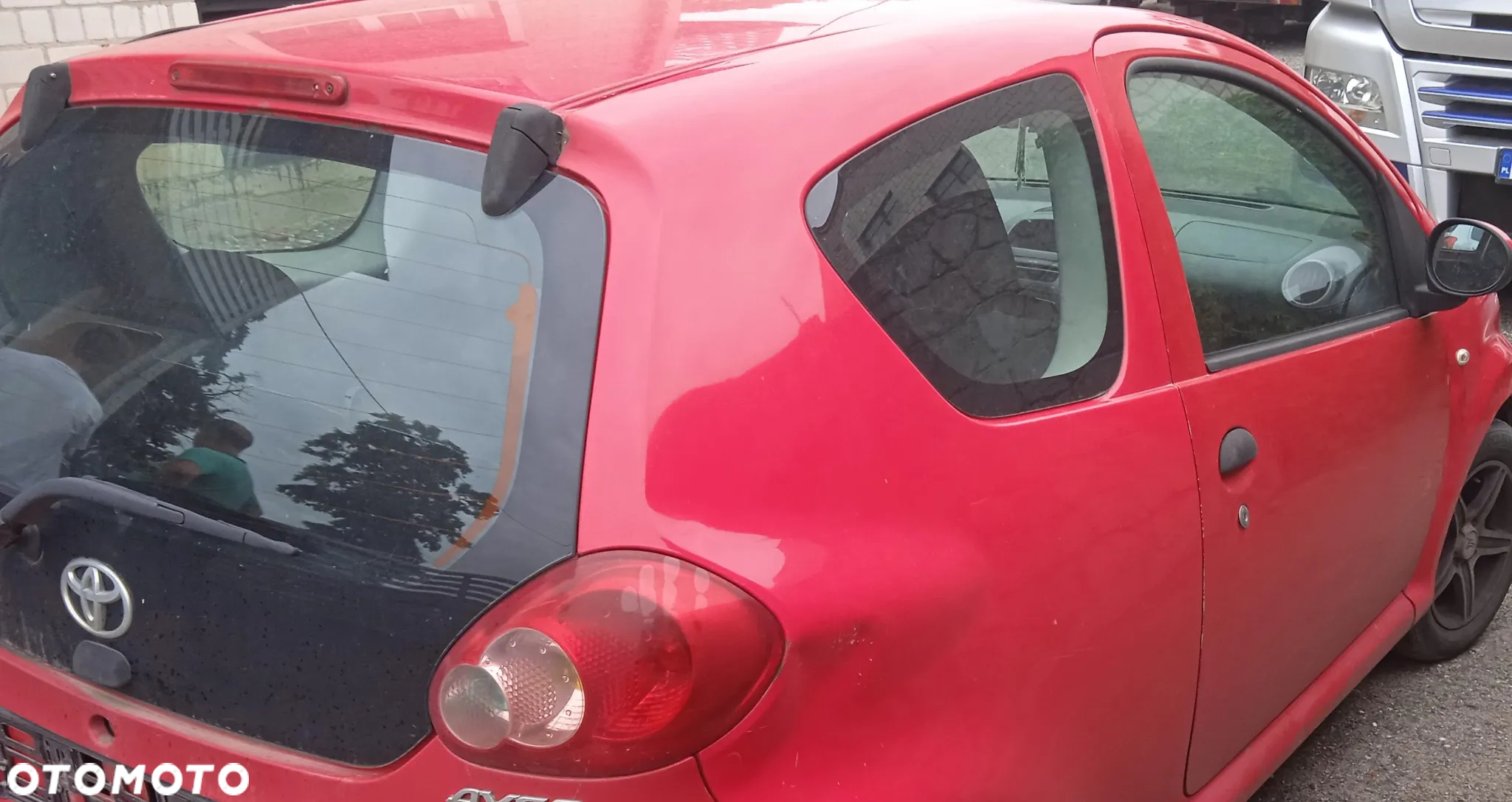 Szyba czołowa drzwi karoseryjna Toyota Aygo I 3-drzwi - 2