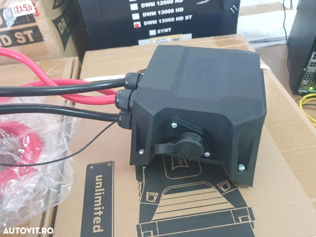 Cutie de comanda completa pentru troliu electric la 12V sau 24V - 1