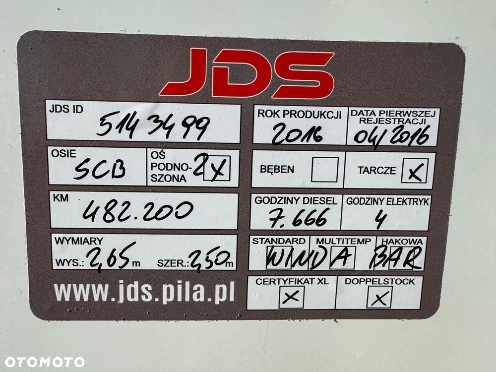 Schmitz Cargobull Chłodnia ,Doppelstock, Thermo King SLXe 300, Winda BAR - 40