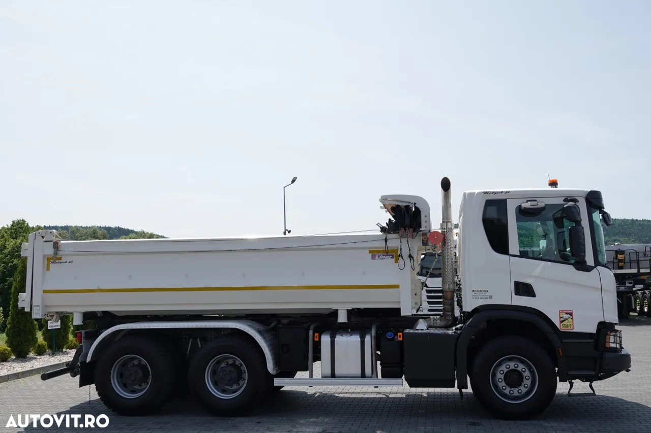 Scania P 370 XT / 6x4 / BASCULANTE / HYDROBOARD / BORDMATIC / 2021 - 14