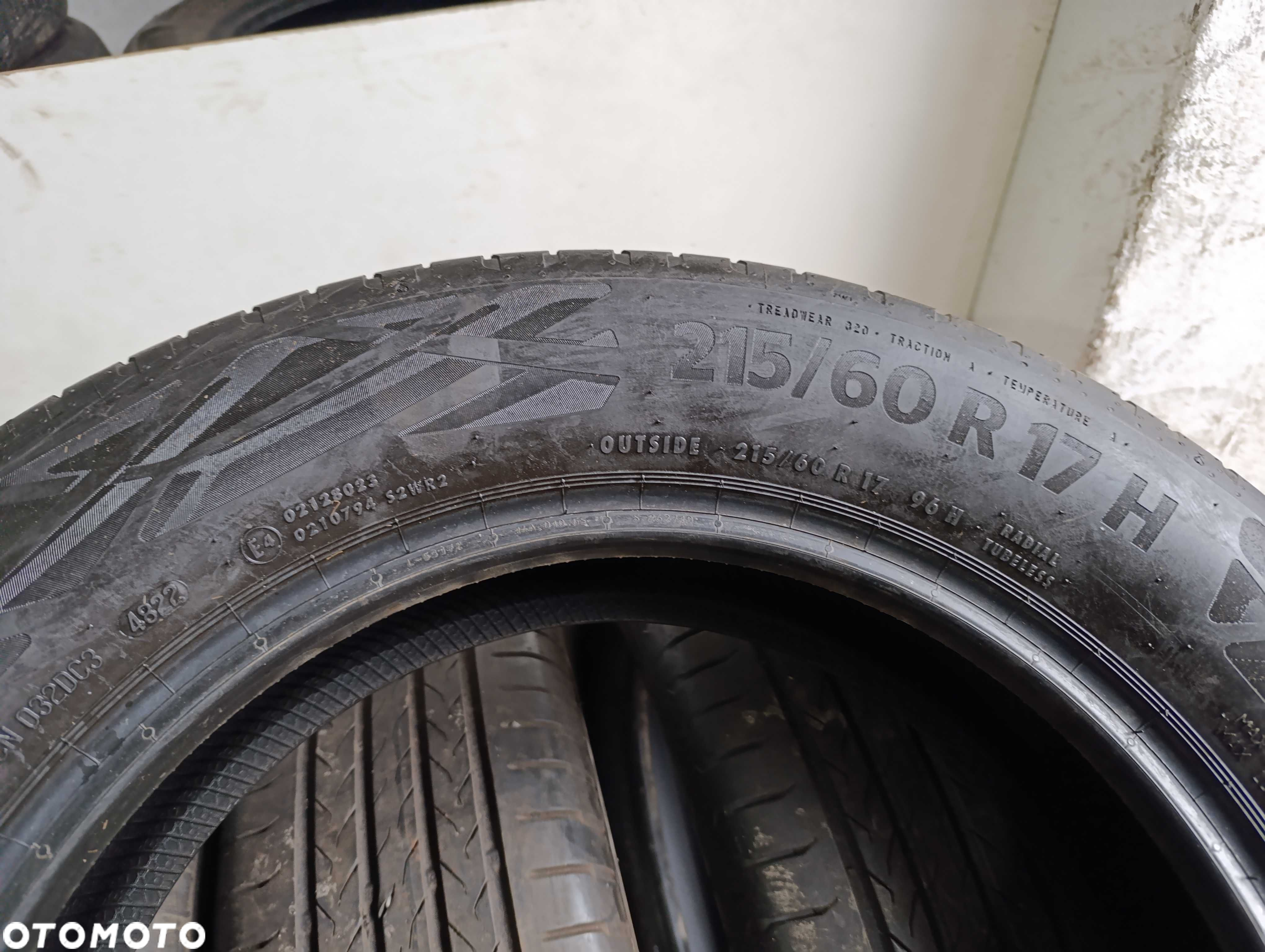 4x 215/60 R17 96H Continental Eco Contact 6 Q 2022r 5,9mm - 8