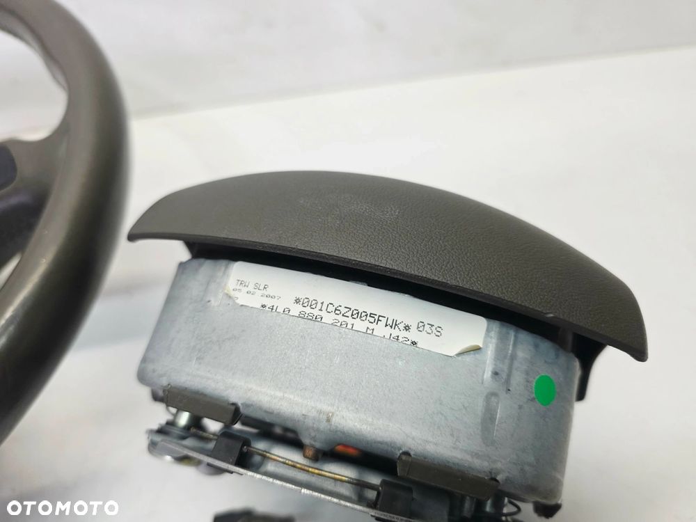 KIEROWNICA SKÓRA PODGRZEWANA AUDI A6 C6 Q7 4L 4F0419091BB N60 KOMPLET - 4
