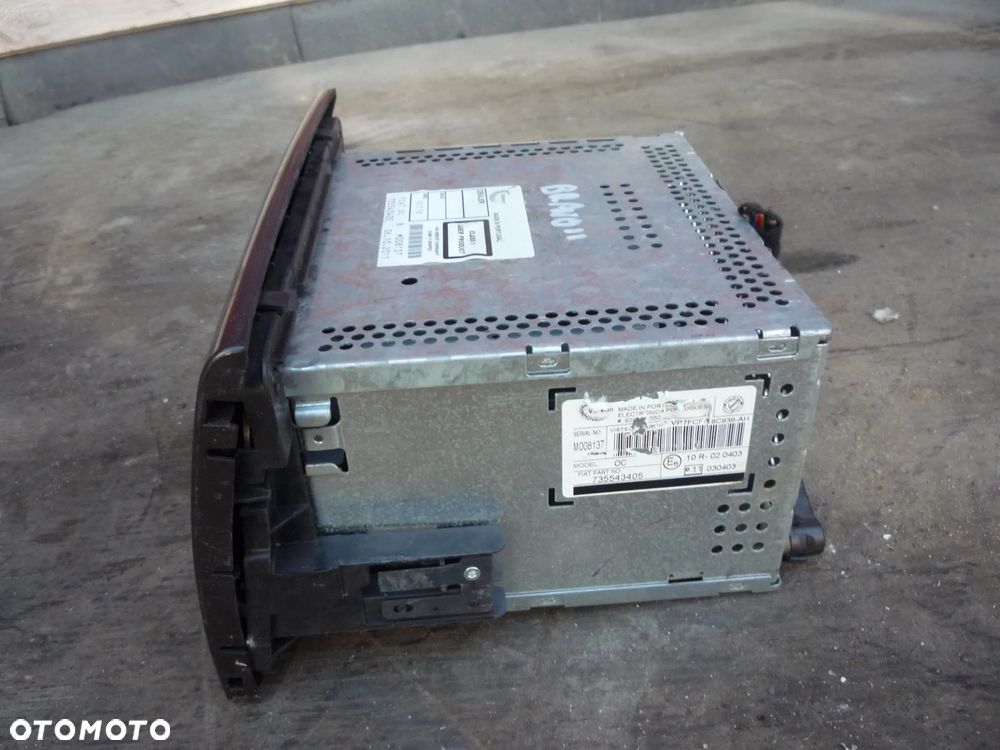 FIAT BRAVO II RADIO ORYGINALNE 735543405 - 4