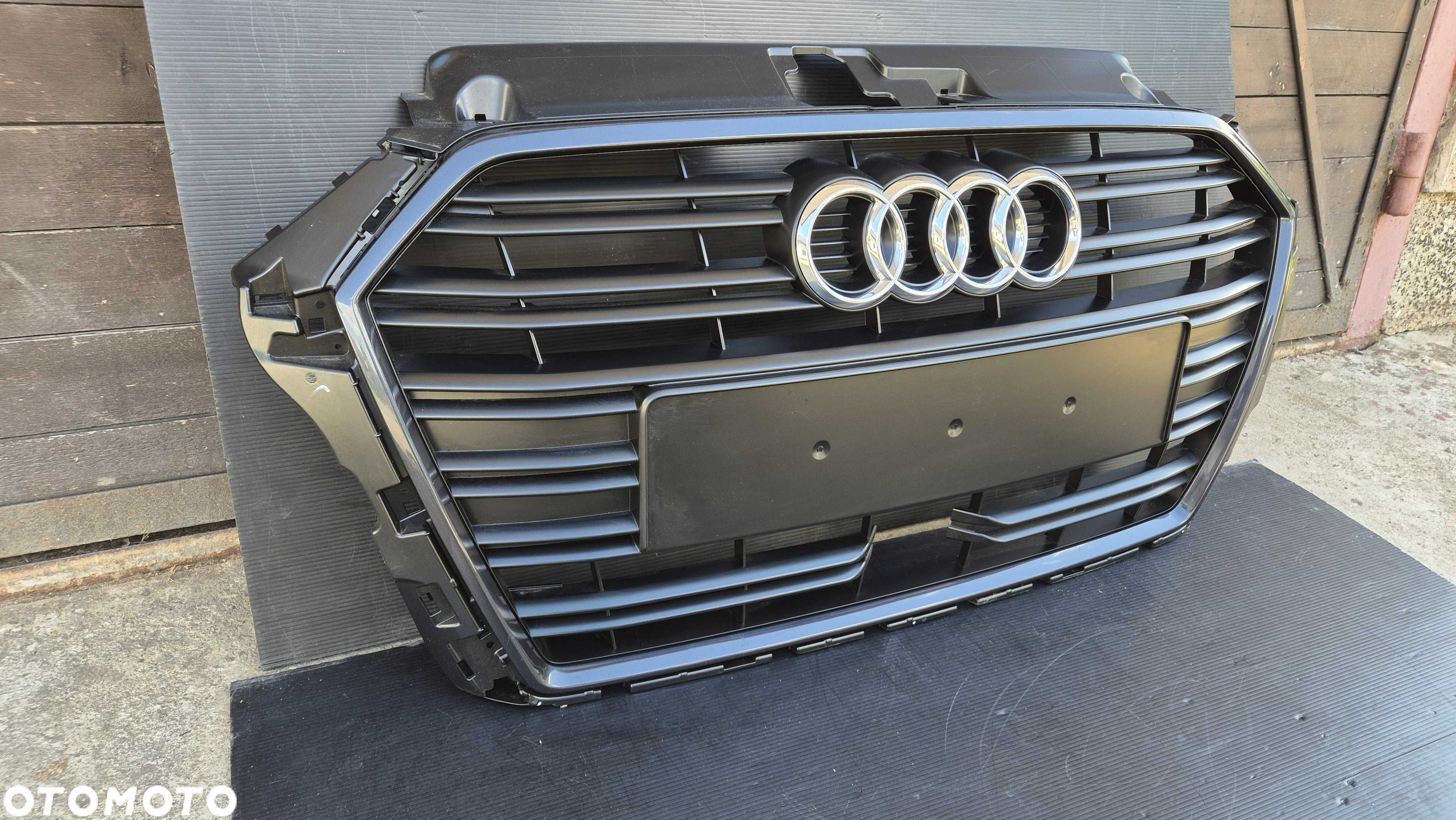 Atrapa chłodnicy GRILL Audi A3 8V LIFT 16-20 RADAR ACC OE 8V3 NOWA !!! - 1
