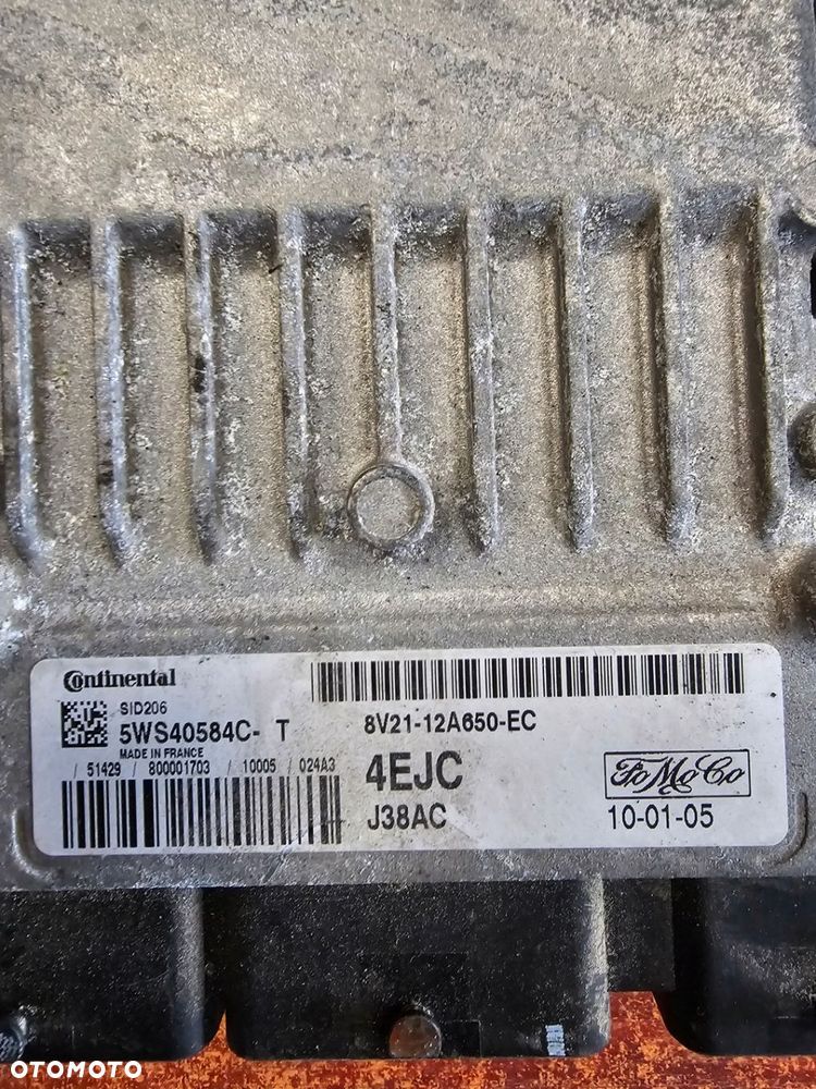 ZESTAW STARTOWY IMMO ZEGARY KOMPUTER FORD FIESTA MK7 EU 1.4TDCI HDI - 3