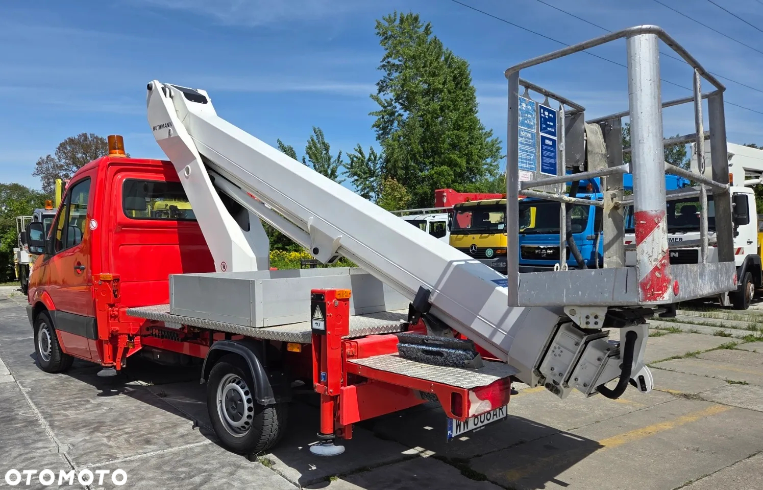 Mercedes-Benz Sprinter 311 CDI - Podnośnik koszowy RUTHMANN TB 220 22 m ZWYŻKA UDT jak Wumag Palfinger GSR Multitel Steiger CTE Omme - 2