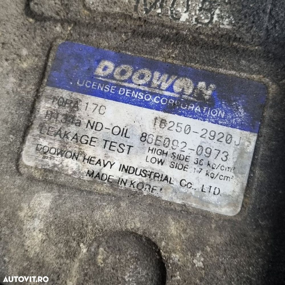 Compresor clima Hyundai Tucson 2.0 D 2006 - 2010 113CP D4EA (1477) Diesel 162502920J - 7