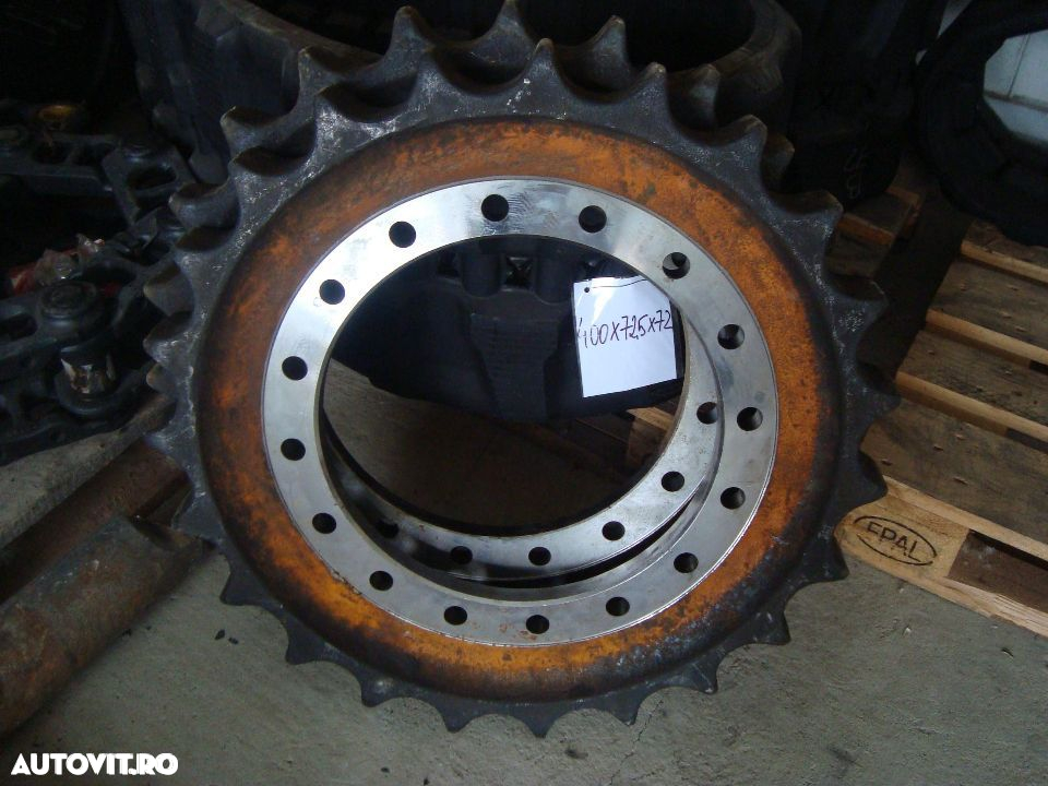 Roti dintate, roti motrice pentru excavatoare, miniexcavatoare, buldozere Caterpillar, volvo - 14