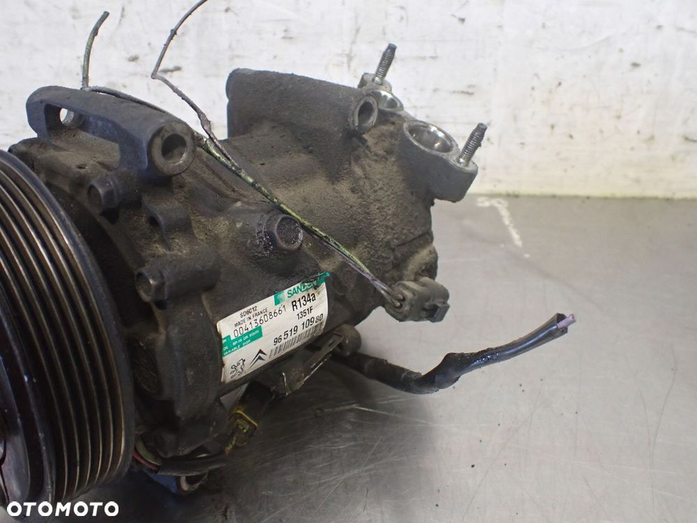 SPRĘŻARKA KLIMATYZACJI CITROEN C4 I COUPE 1.6HDI 9651910980 - 8