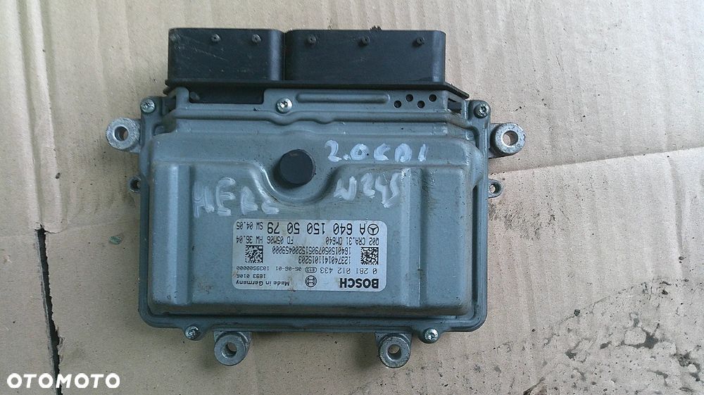 MERCEDES W245 2.0 CDI STEROWNIK SILNIKA A6401505079 - 1