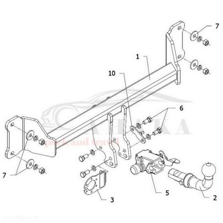 Hak Holowniczy Automat Do Bmw X3 F25 2010-2017 - 3