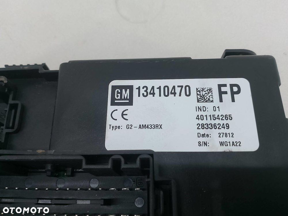 MODUŁ BSI OPEL MERIVA B 13410470 401154265  28336249 1.7 CTDI - 5