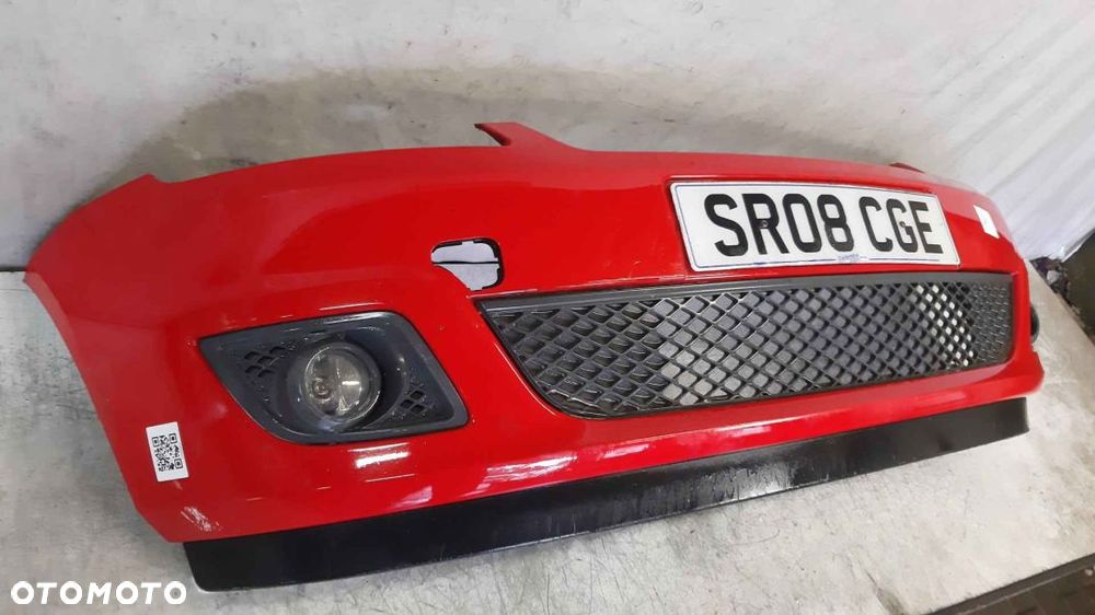 $ ZDERZAK PRZÓD PRZEDNI DO FORD FIESTA MK6 VI LIFT FL + HALOGENY KOD KOLOR K2 CZERWONY - 4