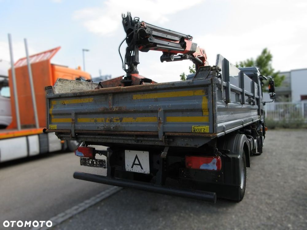 MAN TGL 12.220 4x2 + Palfinger PK 8501 | Wywrotka Meiller | Meiller | Euro 5 | 220 KM | 230 966 km - 4
