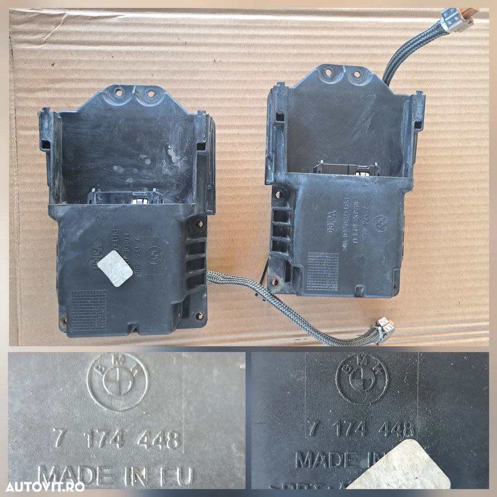 Suport mufa ballast droser cutie electronica ALC capac far xenon AHL bmw seria 1 E81 E87 E88 E82 - 3