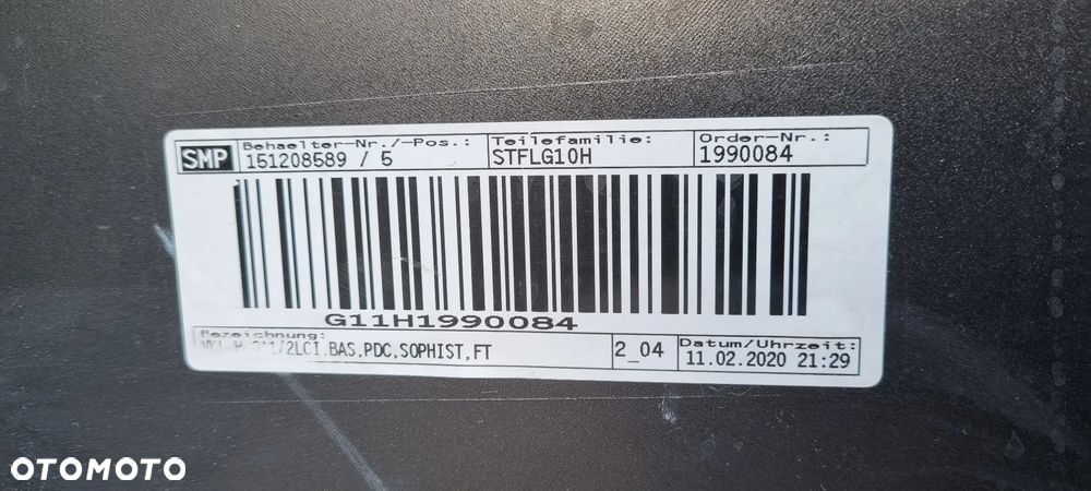 BMW 7 G11 LCI Lift zderzak tył oryginał MD208 - 15