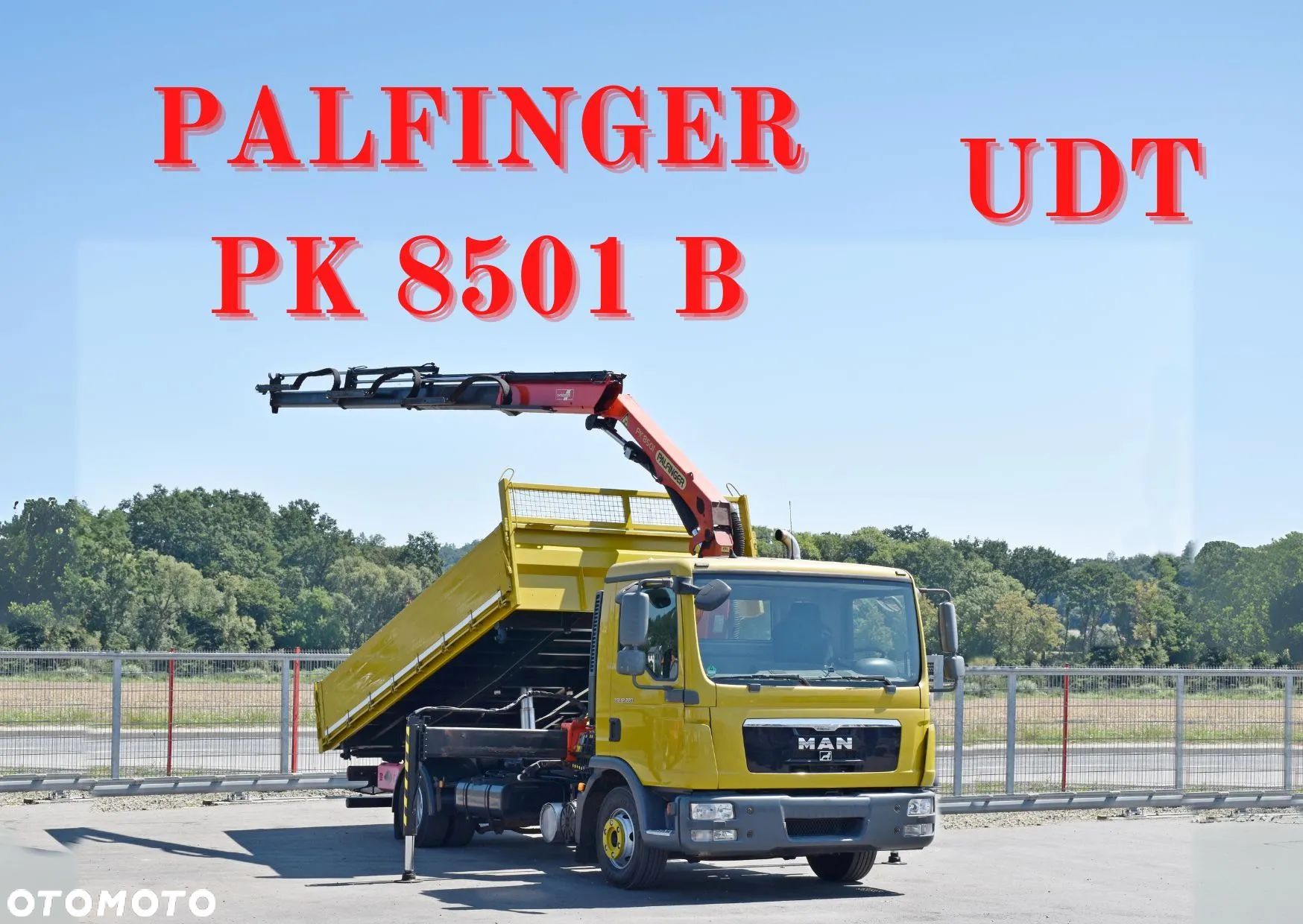 MAN TGL 12.220 * WYWROTKA 5,05 m + PK 8501 B / STAN BDB - 1