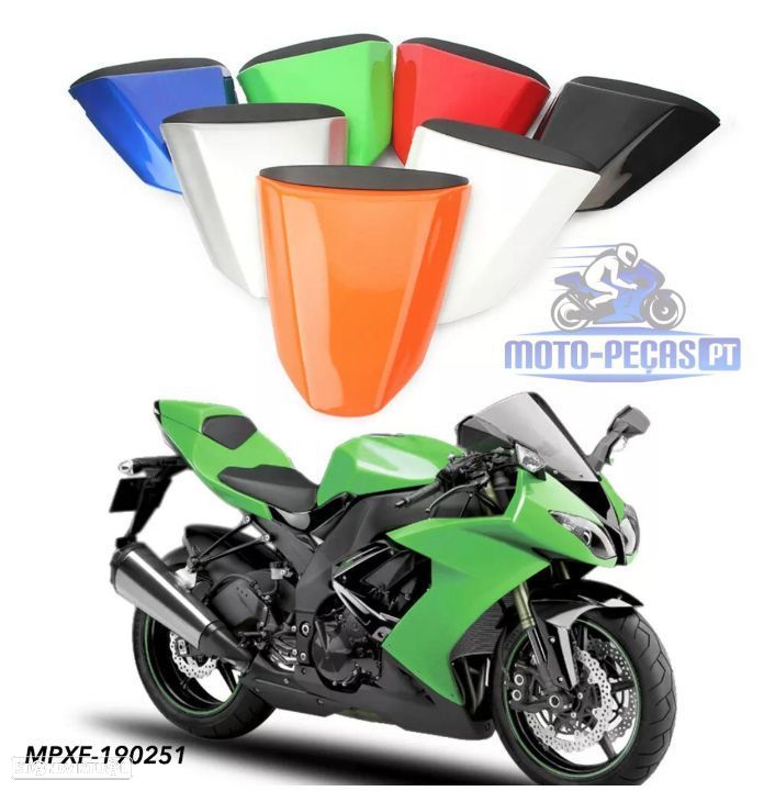 tampa do banco traseiro para KAWASAKI NINJA ZX10R DE 2008 ATE 2011 tipo baquet , backet - 1