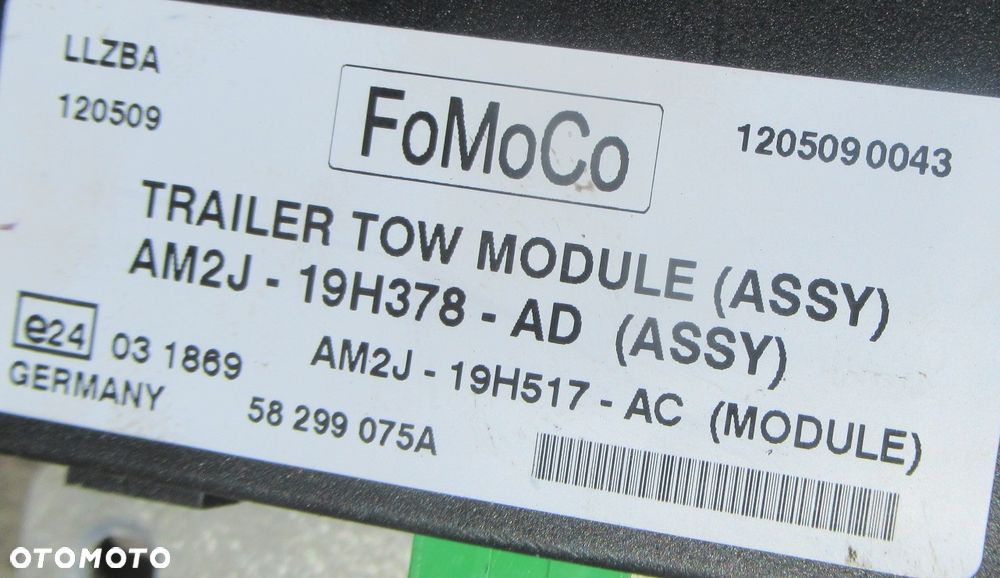 FORD S-MAX MK1 LIFT HAK HOLOWNICZY MODUŁ KOMPLET 8M2J19D521BA - 4