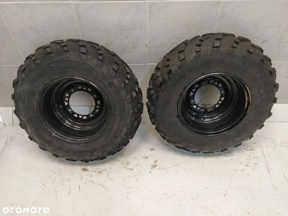 POLARIS SPORTSMAN 570 2X FELGA STALOWA 12X6 R12 2X OPONY CARLISLE AT489 25X8-12 NOWE KOŁA - 3