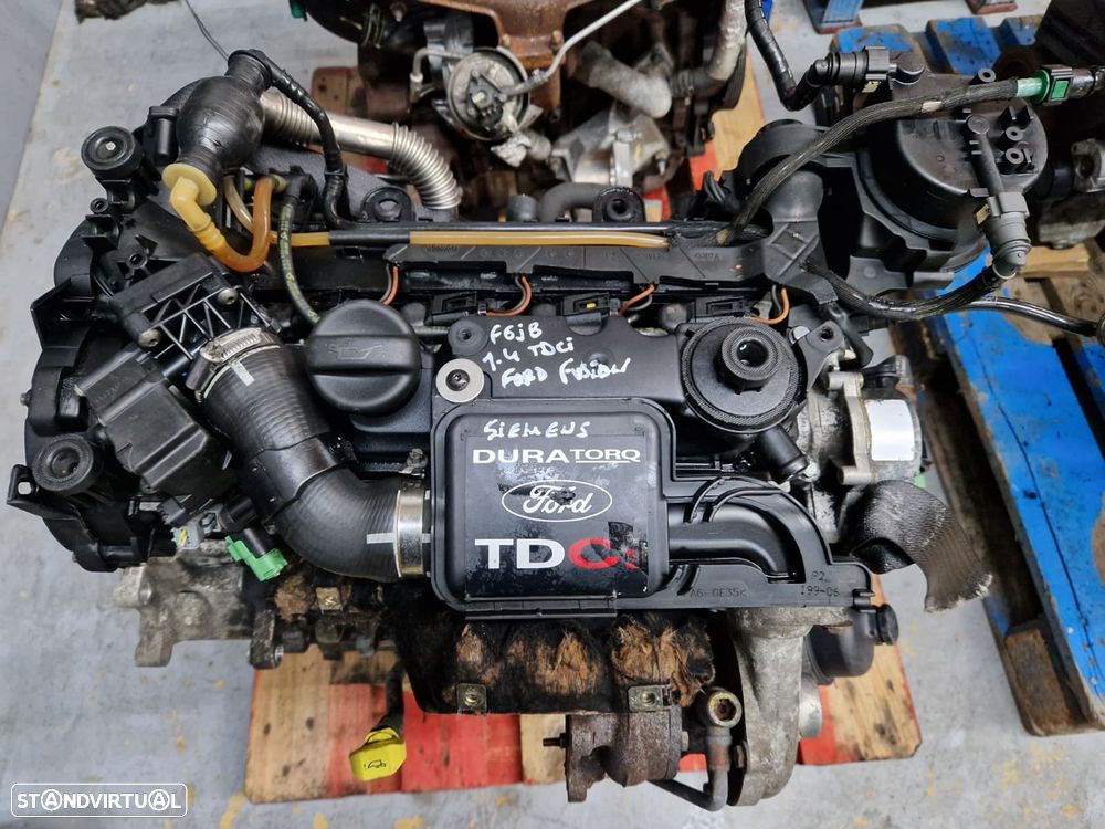 Motor usado F6JB FORD FUSION 1.4 TDCI 68CV FIESTA F6JA - 1