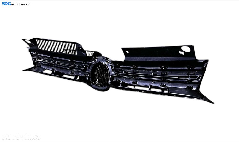 Grila Centrala cu Emblema Sigla de pe Bara Spoiler Fata Volkswagen Golf 6 2008 - 2013 Cod 5K0853653 5K0853651AF [L5345] - 6