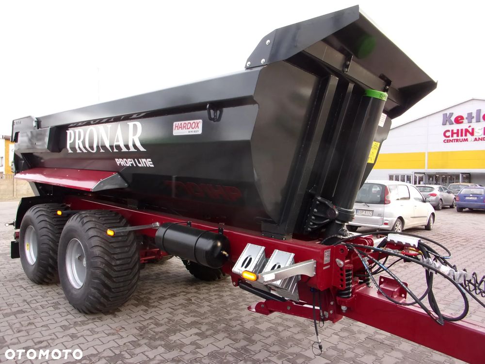 Pronar Przyczepa T701HP -16,1 tony, rolnicza - ciężarowa - budowlana ze skrzynią ładunkową typu Half-Pipe, skorupowa, tandem - 8