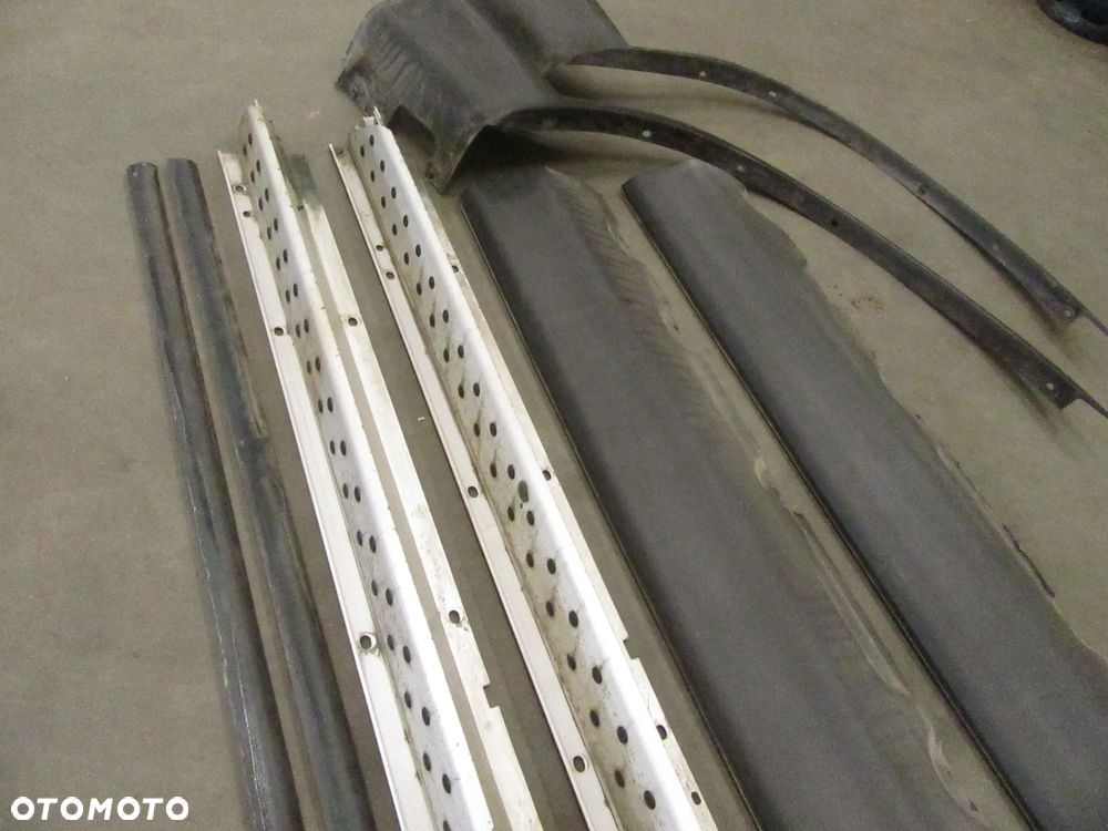 Listwy progowe nakładki nadkola stopień aluminiowy BMW E53 X5 - 28