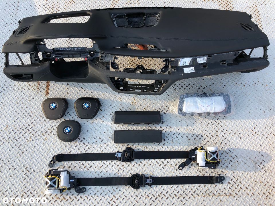BMW 5 G30 G31 6 G32 7 G11 G12 DESKA KONSOLA KOKPIT PULPIT AIRBAG PODUSZKI KURTYNY PASY PAS USA KANADA - 4