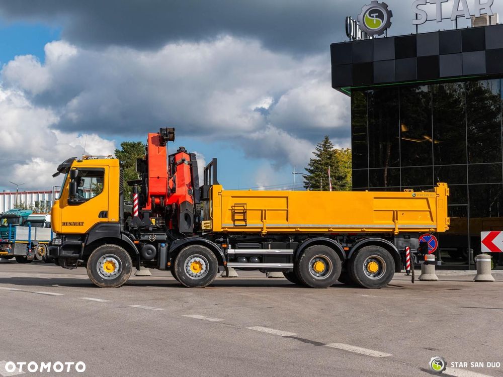 Renault KERAX 450 8x4 PALFINGER PK 60002 Żuraw HDS Wywrotka Wciągarka - 9