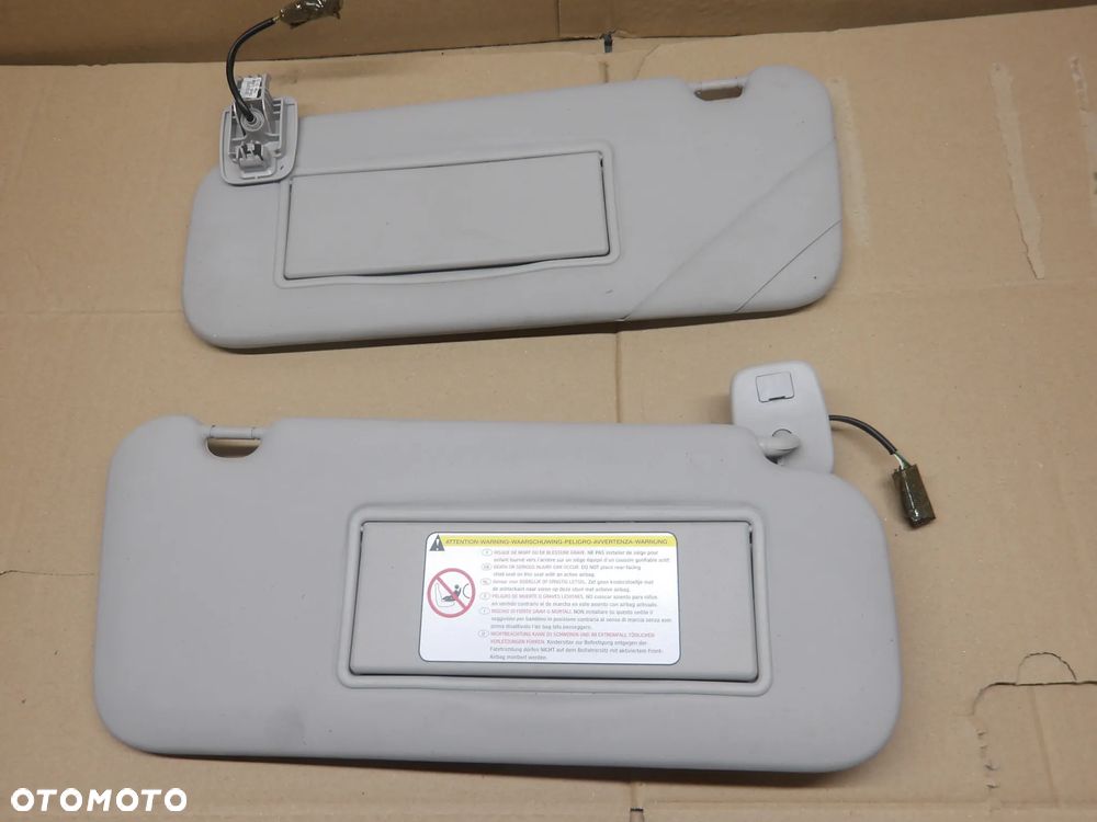 PEUGEOT 407 SW KOMBI 2.2B OSŁONA PRZECIWSŁONECZNA PRAWA LEWA - 1