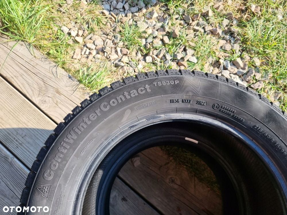 Opona Continental ContiWinterContact TS 830 P 215/60R16 2022r,7,4mm super - 9