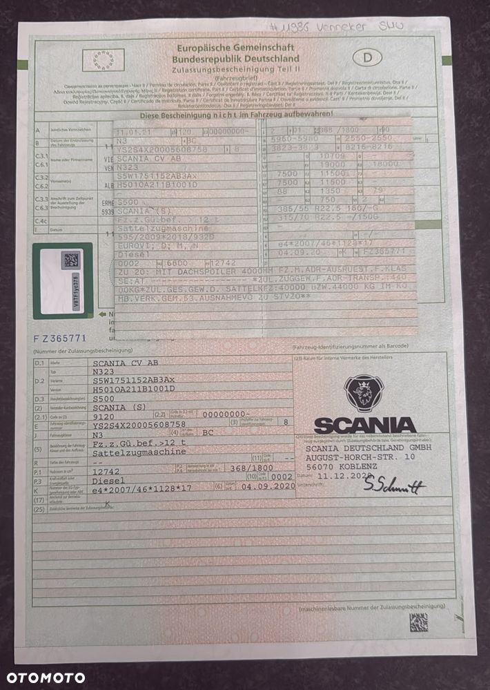 Scania S 500 TOP! Z Niemiec ! - 20