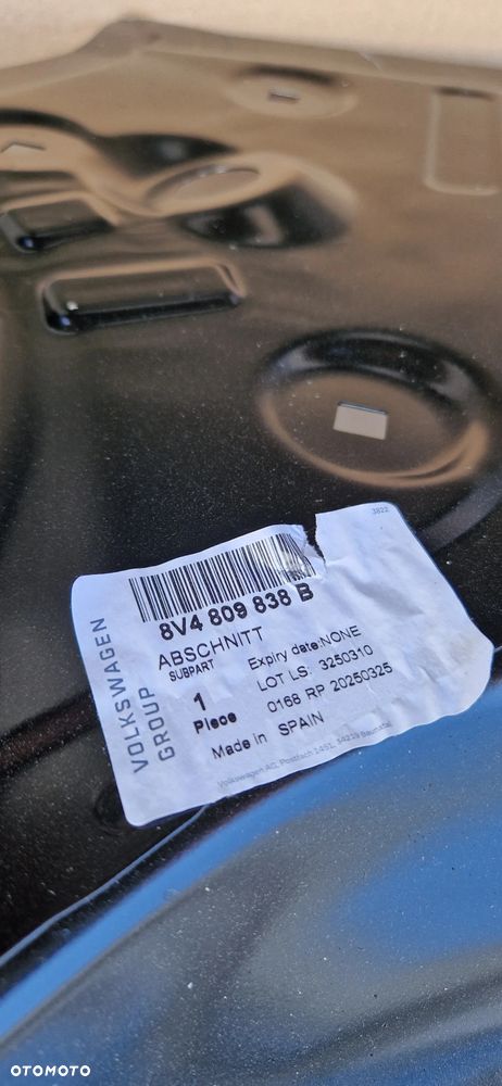 AUDI A3 S3 8V4 8V HB SPORTBACK 13-20 błotnik tył prawy 8V4809838B - 4