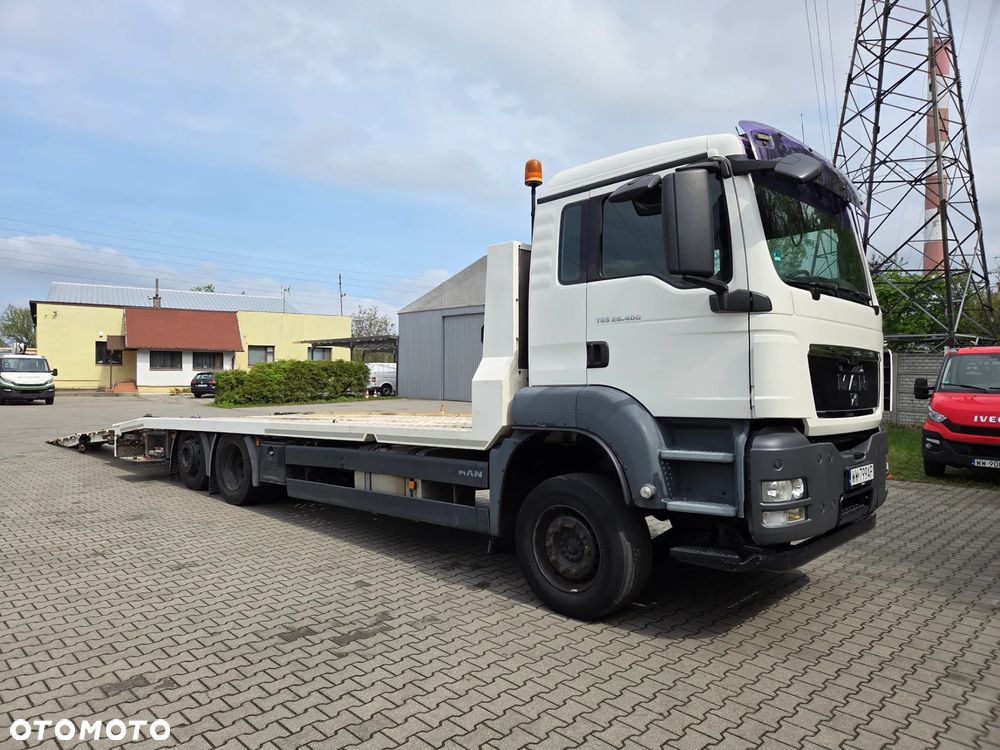 MAN TGS 26.400 6x2-4 LL - Pomoc drogowa hydrauliczne najazdy samochód specjalny po przewozu maszyn budowlanych podnośników koszowych zwyżek pojazdów i innych THORRY ZANNER - 15