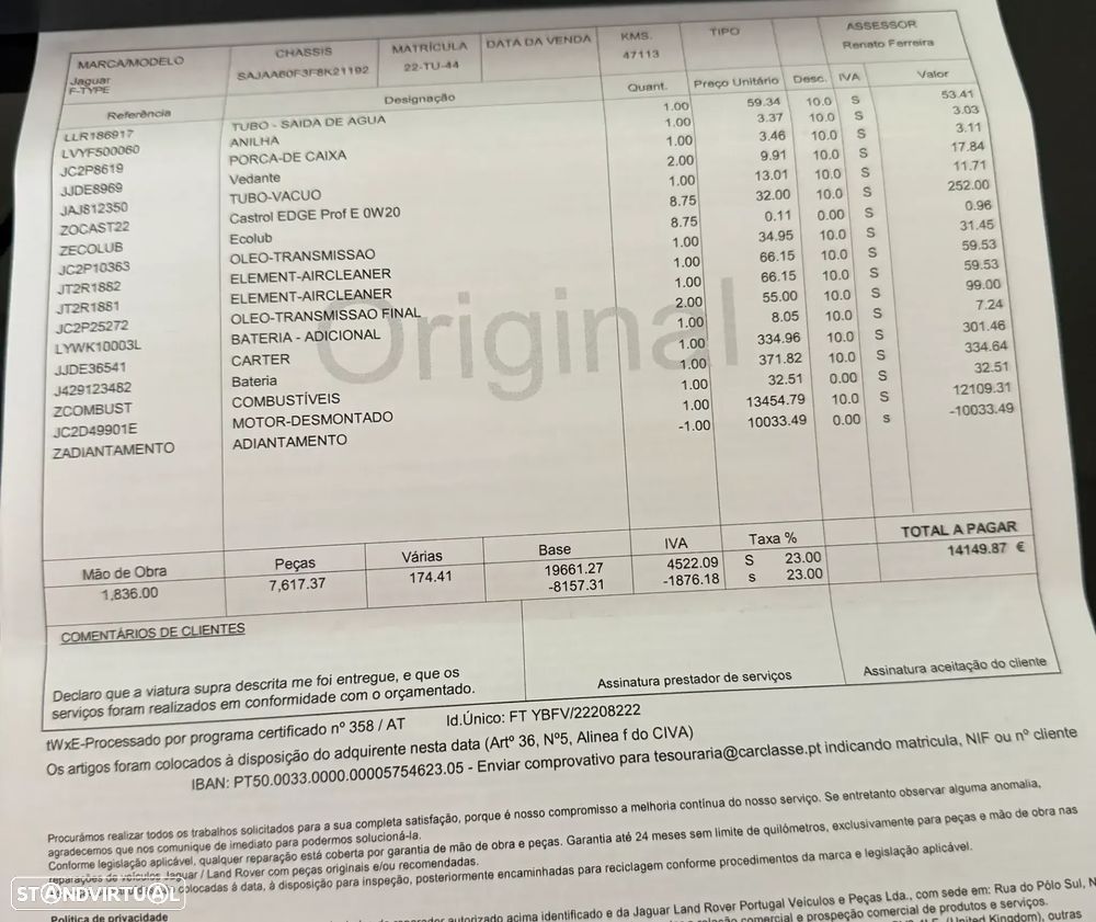 Jaguar F-Type Aut. - 9