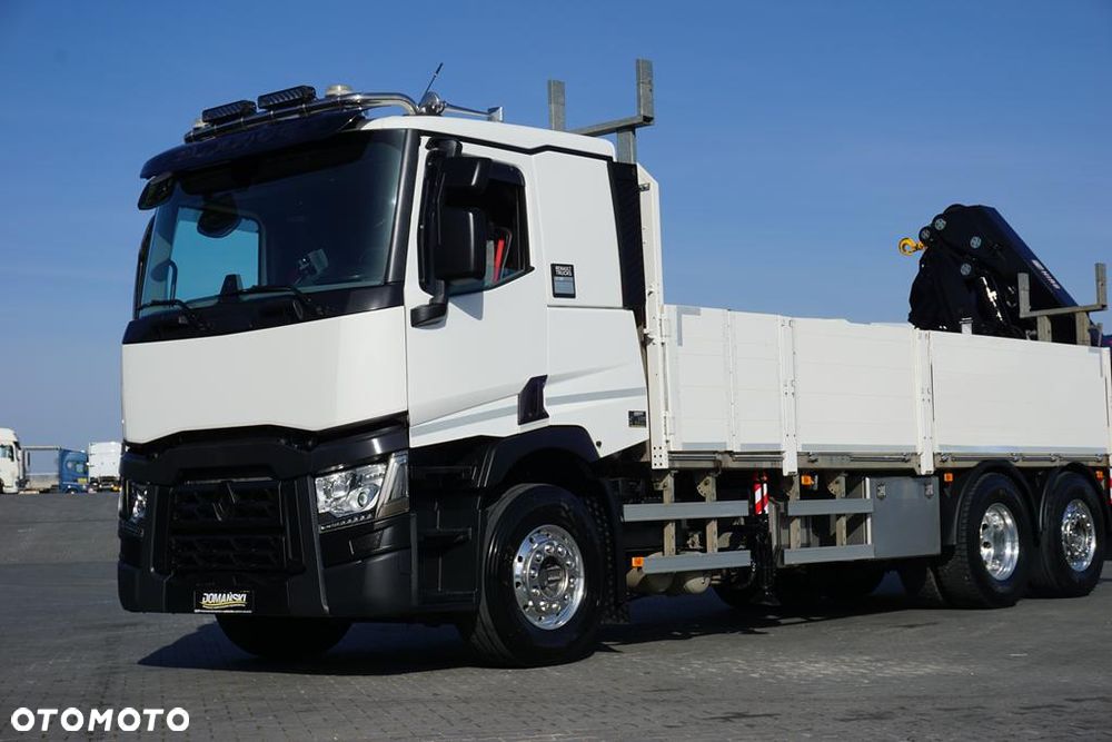 Renault T 380 / 6 X 2 / SKRZYNIOWY + HDS / HIAB 302 E-5 / PILOT / OŚ SKRĘTNA - 37